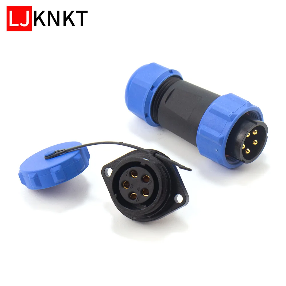 IP68 Aviation Connector 5Pin Flange Female Terminals Male Plug Docking Panel Mount Screw Outdoor Socket lighting accessories
IP68 Aviation Connector 5Pin Flange Female Terminals Male Plug Docking Panel Mount Screw Outdoor Socket lighting accessories