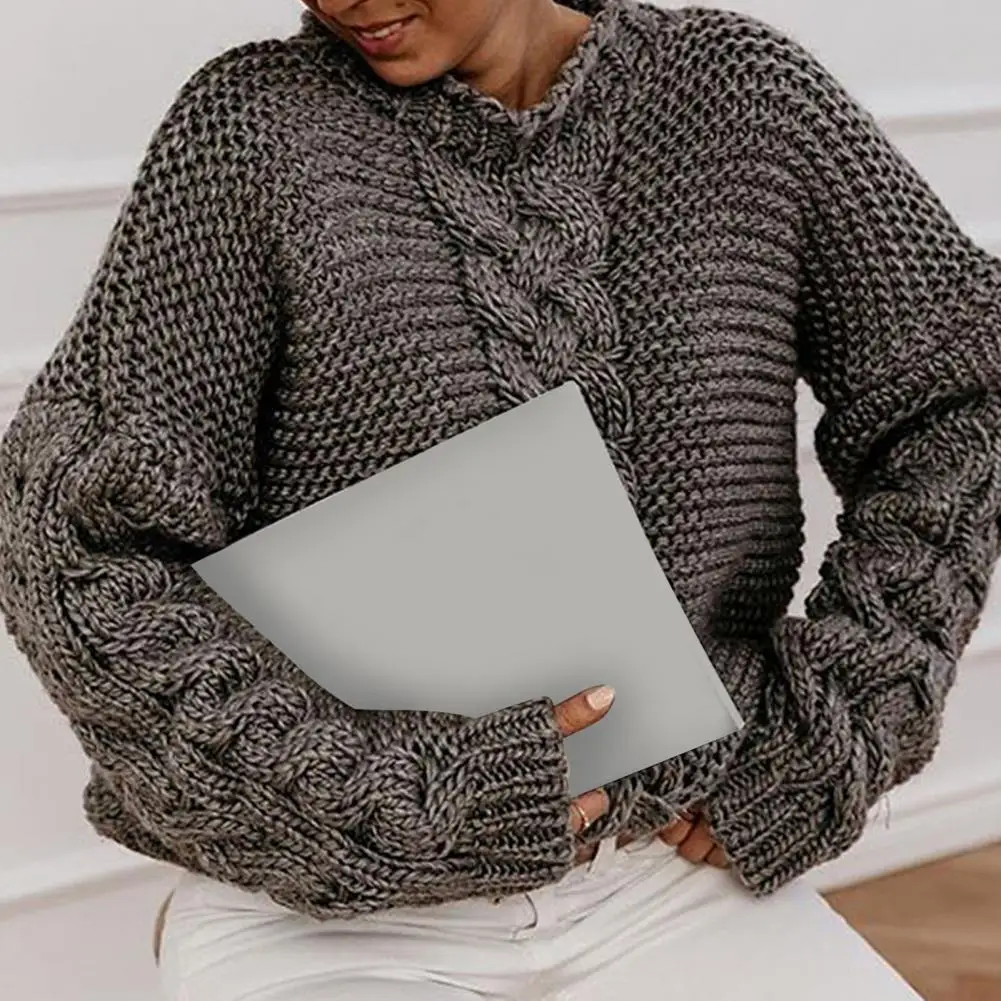 Women Winter Sweater ChunkyBraided Cable Knitted Pullover Top Twist Coarse Yarn korean fashion Women Sweater Female Clothing
Women Winter Sweater ChunkyBraided Cable Knitted Pullover Top Twist Coarse Yarn korean fashion Women Sweater Female Clothing