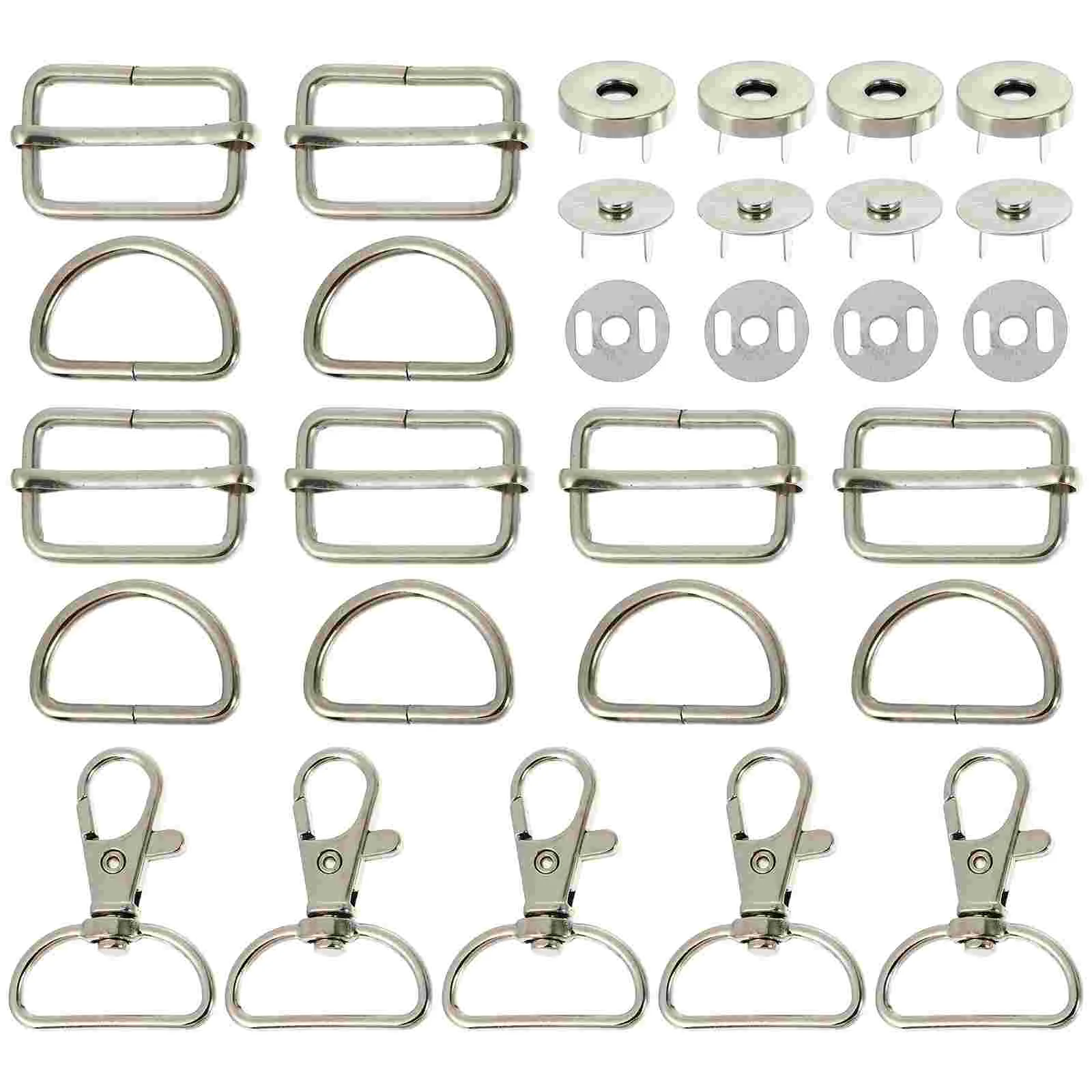 64pcs Bag Shoulder Strap Buckles Metal Ring Buckles DIY Key Connecting Buckles 
64pcs Bag Shoulder Strap Buckles Metal Ring Buckles DIY Key Connecting Buckles