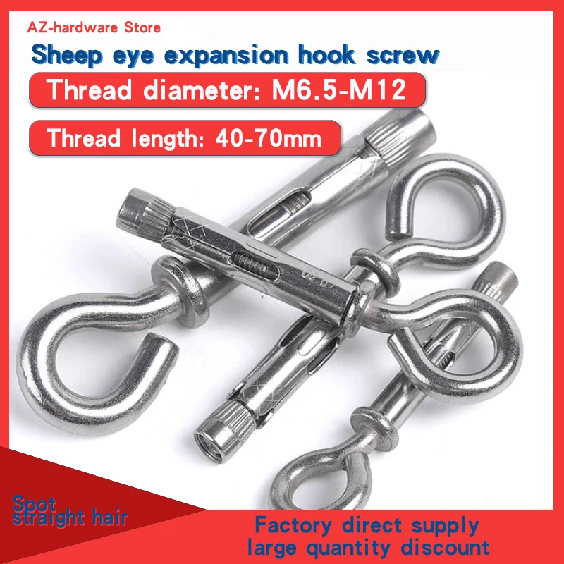 Удлинительный крюк из нержавеющей стали 304, Оцинкованное кольцо, винтовая подвеска крючки для лампы, винт с поворотным крючком M6-M12, 2 шт.
Удлинительный крюк из нержавеющей стали 304, Оцинкованное кольцо, винтовая подвеска крючки для лампы, винт с поворотным крючком M6-M12, 2 шт.