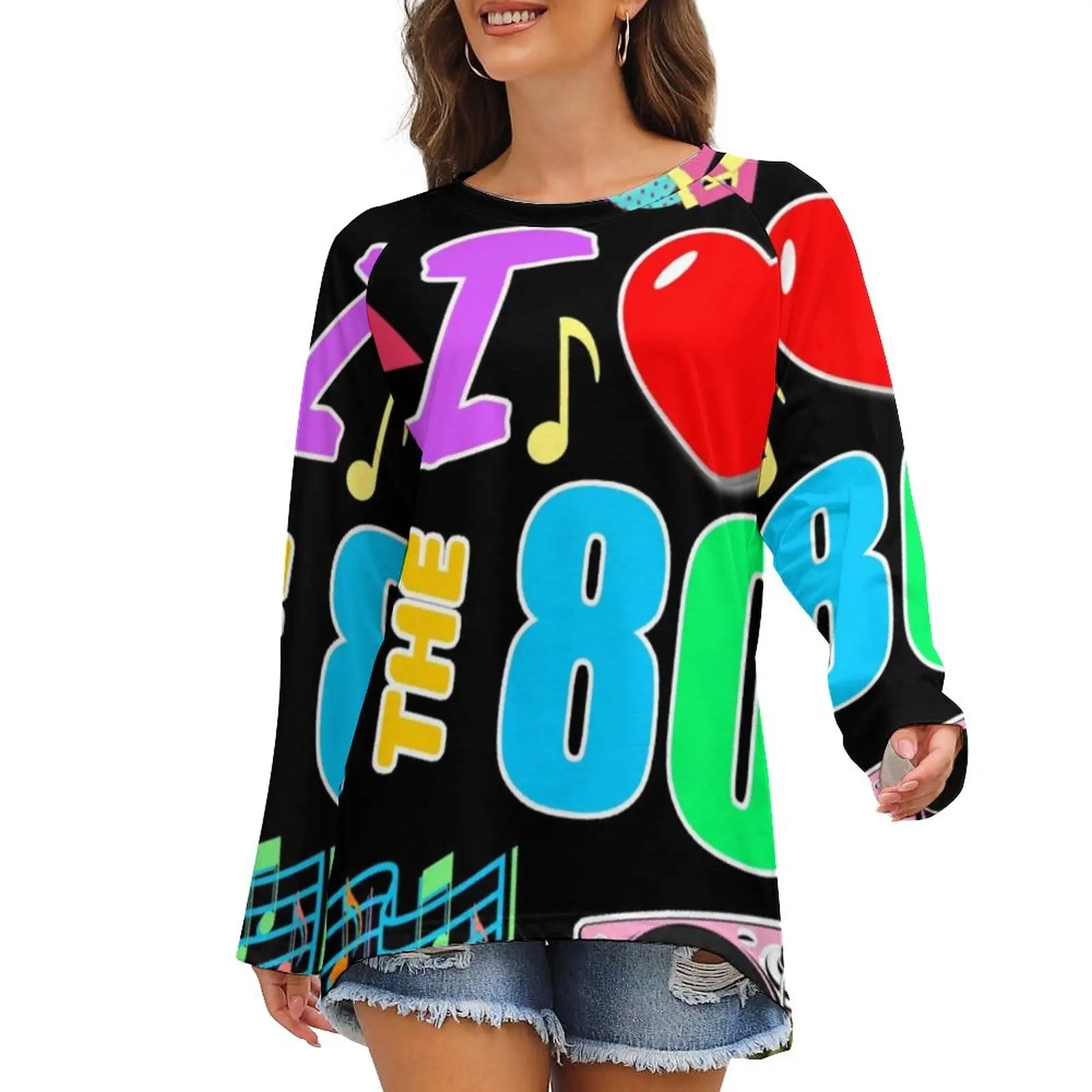 I Love The 80S Retro Heart T Shirt Cute Graffiti Colorful Pinrt Street Fashion Long-Sleeve T Shirts Pattern Trendy Tshirt XL 5XL
I Love The 80S Retro Heart T Shirt Cute Graffiti Colorful Pinrt Street Fashion Long-Sleeve T Shirts Pattern Trendy Tshirt XL 5XL