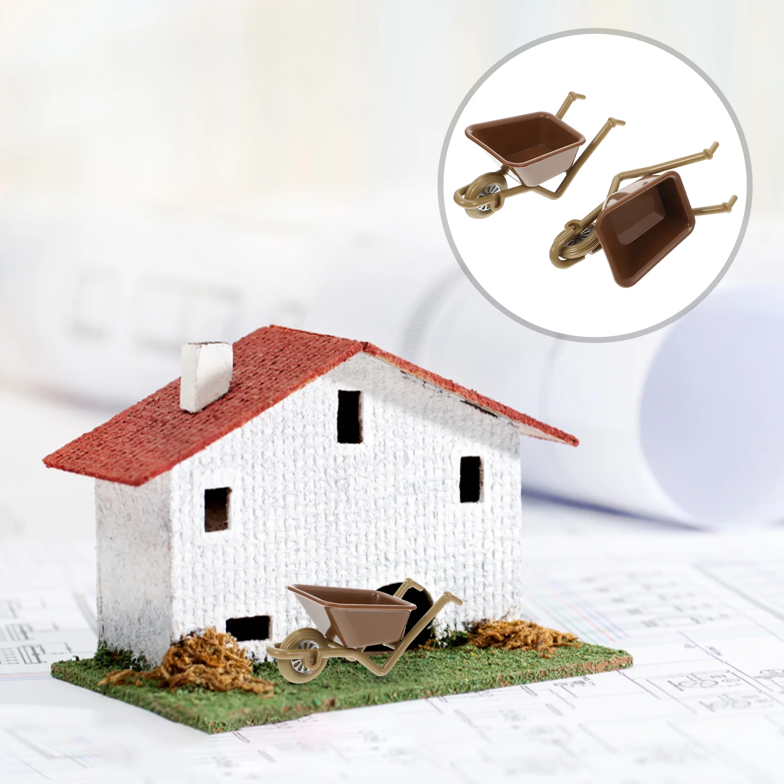 Cart Mini Miniaturedecor Model House Accessories Ornament Toy Landscape Wheelbarrow Micro Adornment Desktop Shopping Simulation
Cart Mini Miniaturedecor Model House Accessories Ornament Toy Landscape Wheelbarrow Micro Adornment Desktop Shopping Simulation