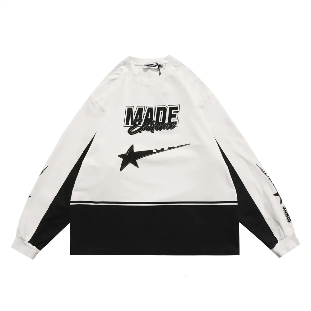 Oversized T-shirt for Women Fashion Letters Print Cotton O-neck Top 2022 Streetwear Casual Harajuku Full Sleeve Women's T-shirt
Oversized T-shirt for Women Fashion Letters Print Cotton O-neck Top 2022 Streetwear Casual Harajuku Full Sleeve Women's T-shirt
