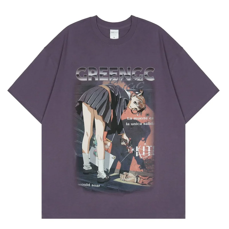 Men T-Shirt Hip Hop Streetwear Anime Girl Killer Women Cotton T Shirt Japanese Vintage Harajuku Tshirt Summer Short Sleeve Tops
Men T-Shirt Hip Hop Streetwear Anime Girl Killer Women Cotton T Shirt Japanese Vintage Harajuku Tshirt Summer Short Sleeve Tops