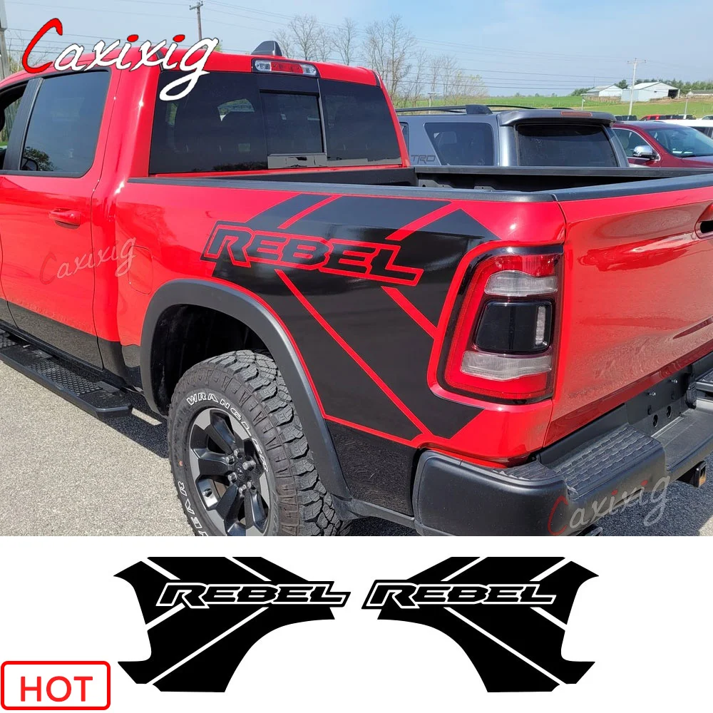 Rear Bed Side Stickers For Dodge Ram Rebel TRX Truck Trunk Graphics Grunge Logo Decor Decal Vinyl Cover Auto DIY Accessories
Rear Bed Side Stickers For Dodge Ram Rebel TRX Truck Trunk Graphics Grunge Logo Decor Decal Vinyl Cover Auto DIY Accessories