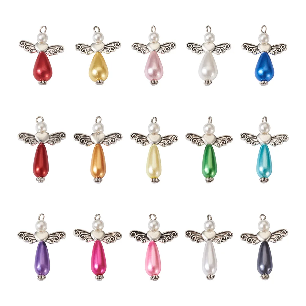 80Pcs Angel Wing Charms Colorful Imitation Pearl Acrylic Pendants for Jewelry Making DIY Necklace Bracelet Earring Accessories
80Pcs Angel Wing Charms Colorful Imitation Pearl Acrylic Pendants for Jewelry Making DIY Necklace Bracelet Earring Accessories