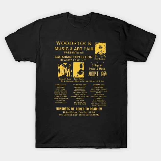 2021 Men/Women's Summer Black Street Fashion Hip Hop Original 69 Woodstock Showbill Poster T-shirt Cotton Tees Short Sleeve Tops
2021 Men/Women's Summer Black Street Fashion Hip Hop Original 69 Woodstock Showbill Poster T-shirt Cotton Tees Short Sleeve Tops
