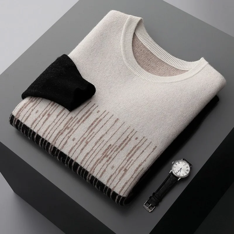 Men Sweater2022 Winter Men's 100 Pure Sweater Contrast Thickened Large Size Casual Fit Knit Bottoming Sweater Men Clothing
Men Sweater2022 Winter Men's 100 Pure Sweater Contrast Thickened Large Size Casual Fit Knit Bottoming Sweater Men Clothing