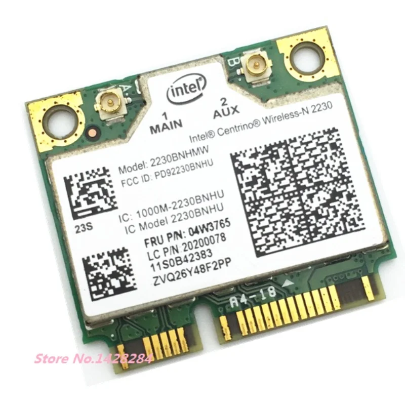 New For Intel Wireless-N 2230 2230BNHMW WiFi Bluetooth 4.0 Half Mini Pci-e wlan Card 04w3765 For LENOVO Y400 Y500 E430 E530
New For Intel Wireless-N 2230 2230BNHMW WiFi Bluetooth 4.0 Half Mini Pci-e wlan Card 04w3765 For LENOVO Y400 Y500 E430 E530