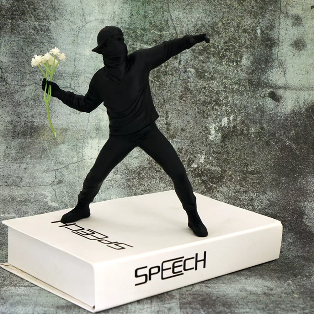 Anti-War Statue Flower Thrower Character Decoration Cabinet Livingroom Bedroom Artist People Figurine Statuary Birthday Gift
Anti-War Statue Flower Thrower Character Decoration Cabinet Livingroom Bedroom Artist People Figurine Statuary Birthday Gift
