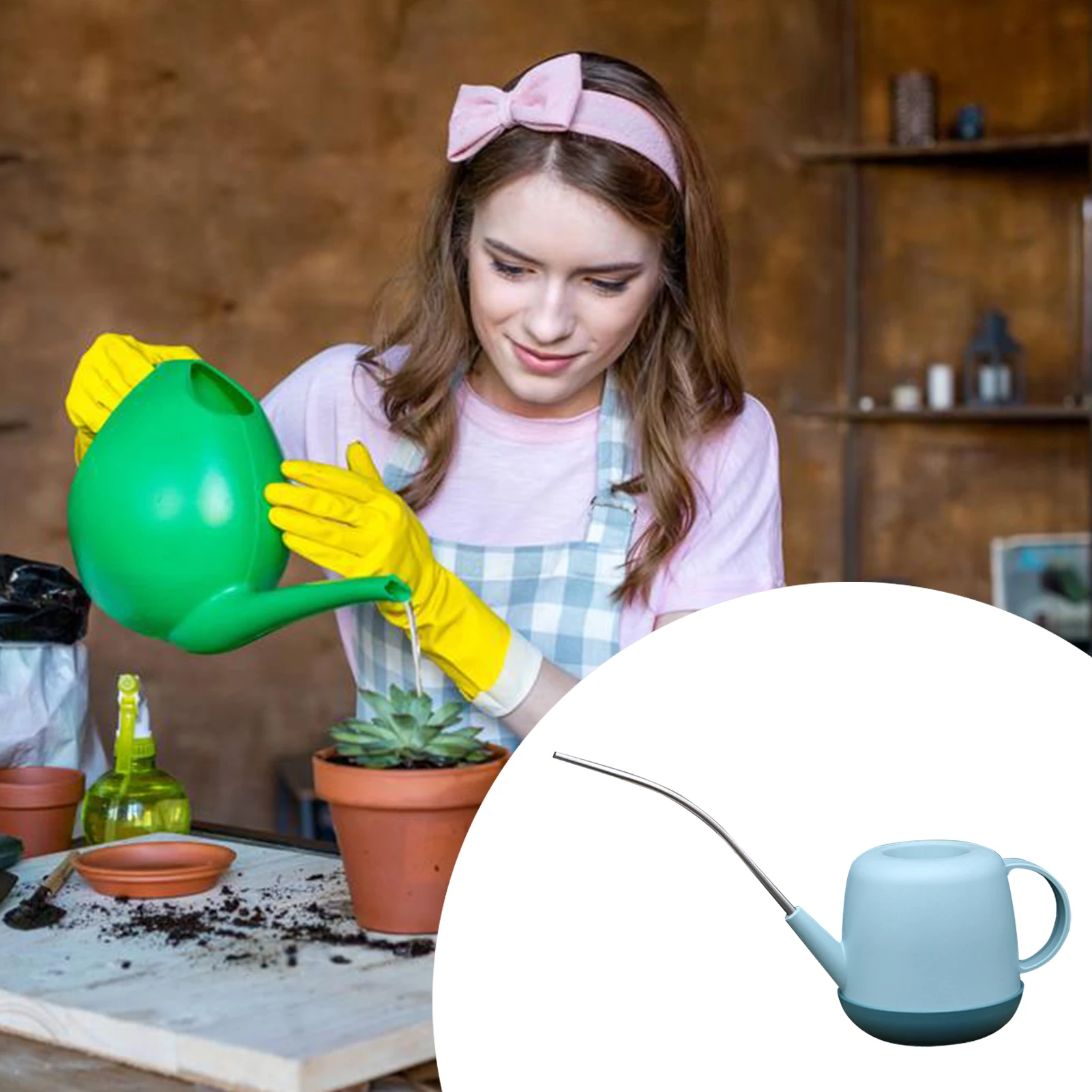 1L Watering Pot Metal Long Mouth Green Plant Watering Can Garden Water Can Colorful Watering Kettle Watering Gardening Tool
1L Watering Pot Metal Long Mouth Green Plant Watering Can Garden Water Can Colorful Watering Kettle Watering Gardening Tool