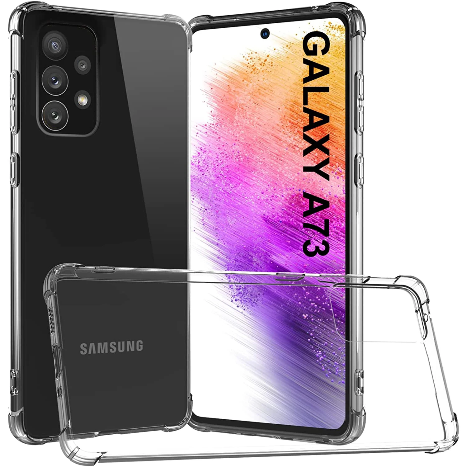 Case For Samsung Galaxy A23 A13 A33 A53 Clear Transparent Reinforced Corners TPU Shock-Absorption Flexible Phone Cover
Case For Samsung Galaxy A23 A13 A33 A53 Clear Transparent Reinforced Corners TPU Shock-Absorption Flexible Phone Cover