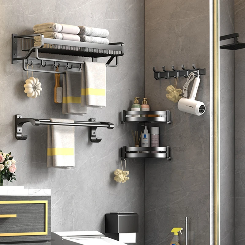 Thickening Towel Bathroom Shelves Corner Perforation Foldable Toilet Storage Shelf Aluminum Alloy Mensole Murale Wc Accessories
Thickening Towel Bathroom Shelves Corner Perforation Foldable Toilet Storage Shelf Aluminum Alloy Mensole Murale Wc Accessories