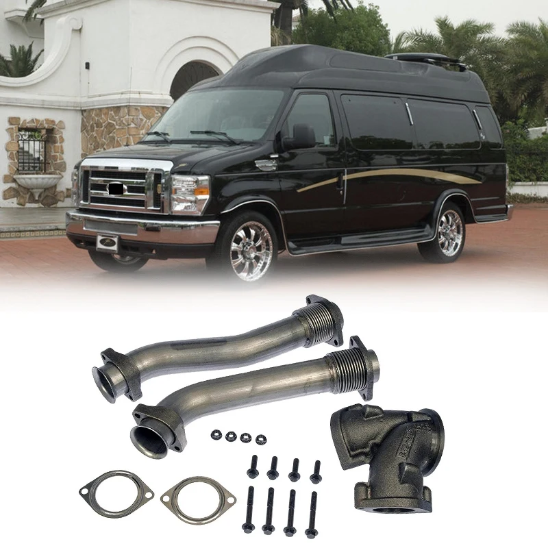 Car Bellowed Turbo Crude Oil -Exhaust Up Pipes&Gasket For Ford Powerstroke 7.3L 1999-2003 679-005
Car Bellowed Turbo Crude Oil -Exhaust Up Pipes&Gasket For Ford Powerstroke 7.3L 1999-2003 679-005