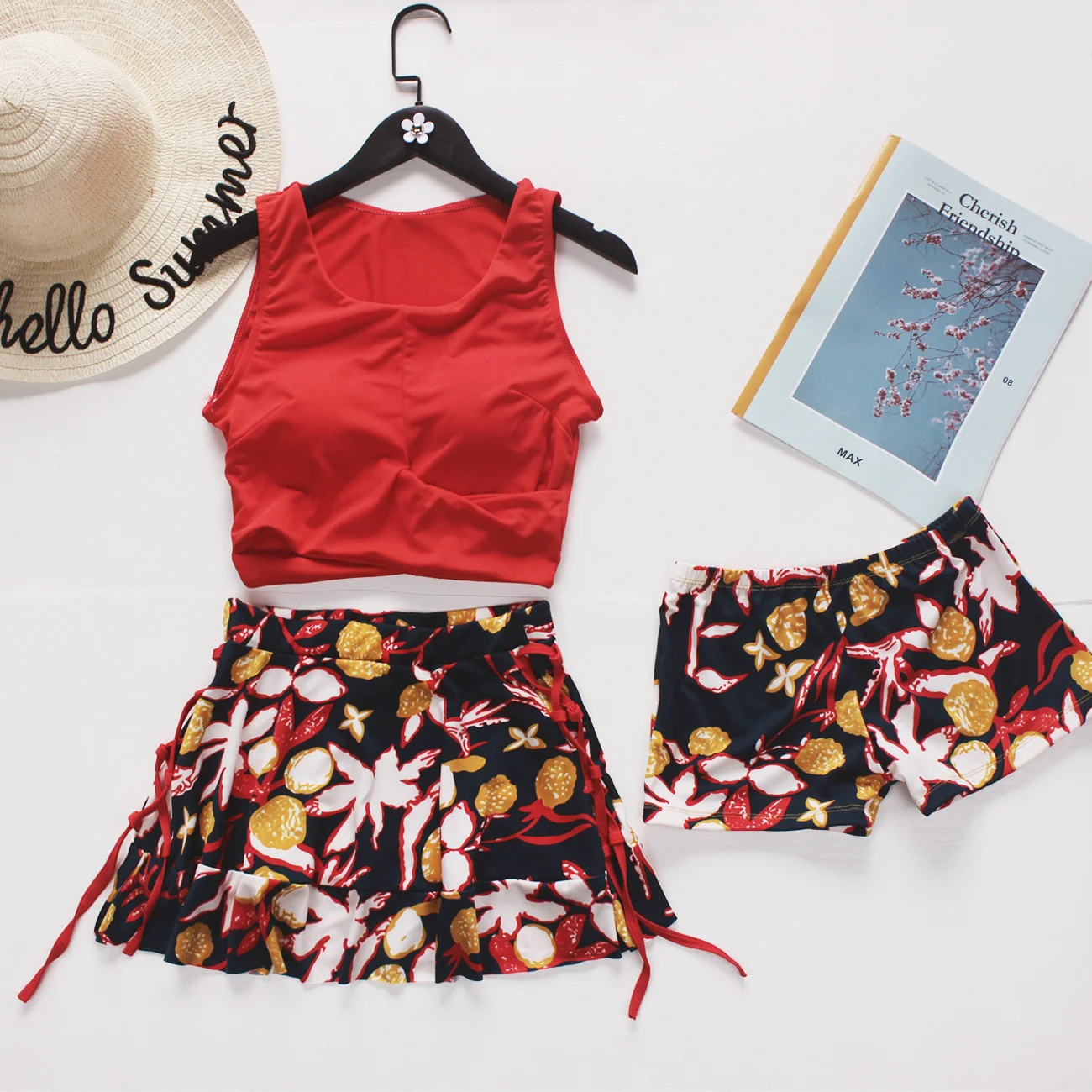 2022 3 Piece Suit Set Split Skirt Swimsuit Female Conservative Chest Gathered Korean Sleeveless Hot Spring Swimwear Cc350
2022 3 Piece Suit Set Split Skirt Swimsuit Female Conservative Chest Gathered Korean Sleeveless Hot Spring Swimwear Cc350