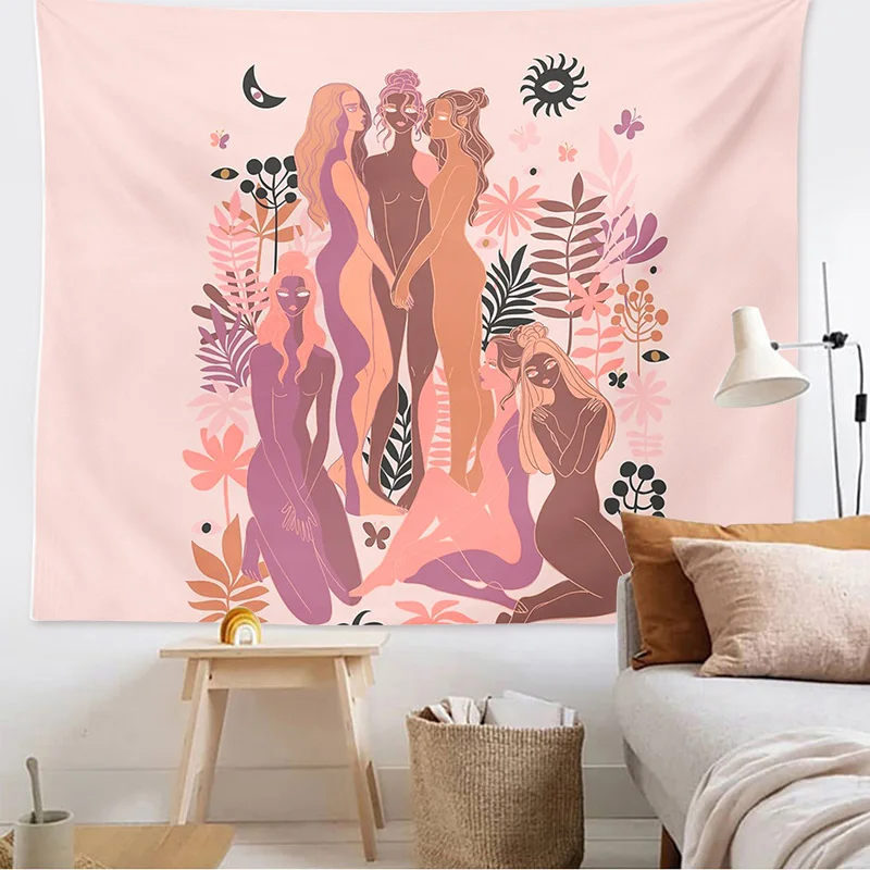 Home Boho Decor Psychedelic Tapestry Sun and Moon Flower Woman Tapestry Art Decoration Bedroom Sofa Background Decoration Mural
Home Boho Decor Psychedelic Tapestry Sun and Moon Flower Woman Tapestry Art Decoration Bedroom Sofa Background Decoration Mural
