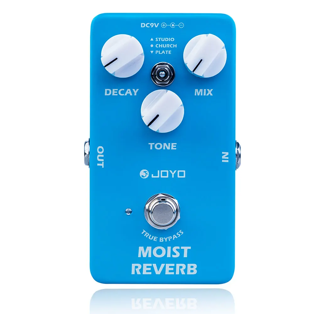 JOYO JF-20 MOIST REVERB Digital Reverb Electric Guitar Pedal Effects 3 Reverb Modes Studio Church Plate Guitar Parts
JOYO JF-20 MOIST REVERB Digital Reverb Electric Guitar Pedal Effects 3 Reverb Modes Studio Church Plate Guitar Parts
