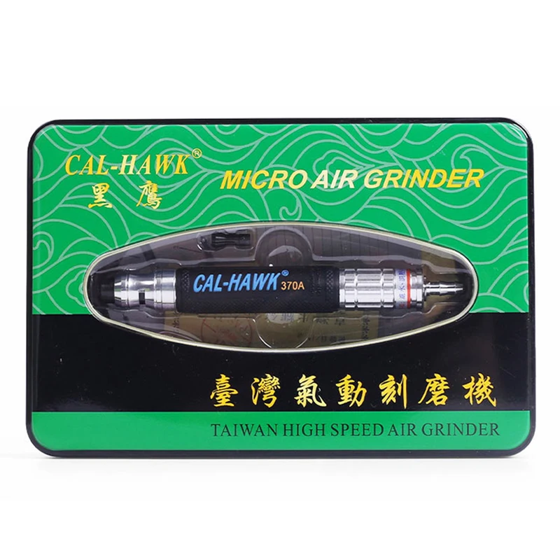 CAL-HAWK 370A Пневматический шлифовальный инструмент Тип карандаша для металлической стали Полировальная машина Маленькая мини-оптовая продажа Оригинальный TaiWan
CAL-HAWK 370A Пневматический шлифовальный инструмент Тип карандаша для металлической стали Полировальная машина Маленькая мини-оптовая продажа Оригинальный TaiWan
