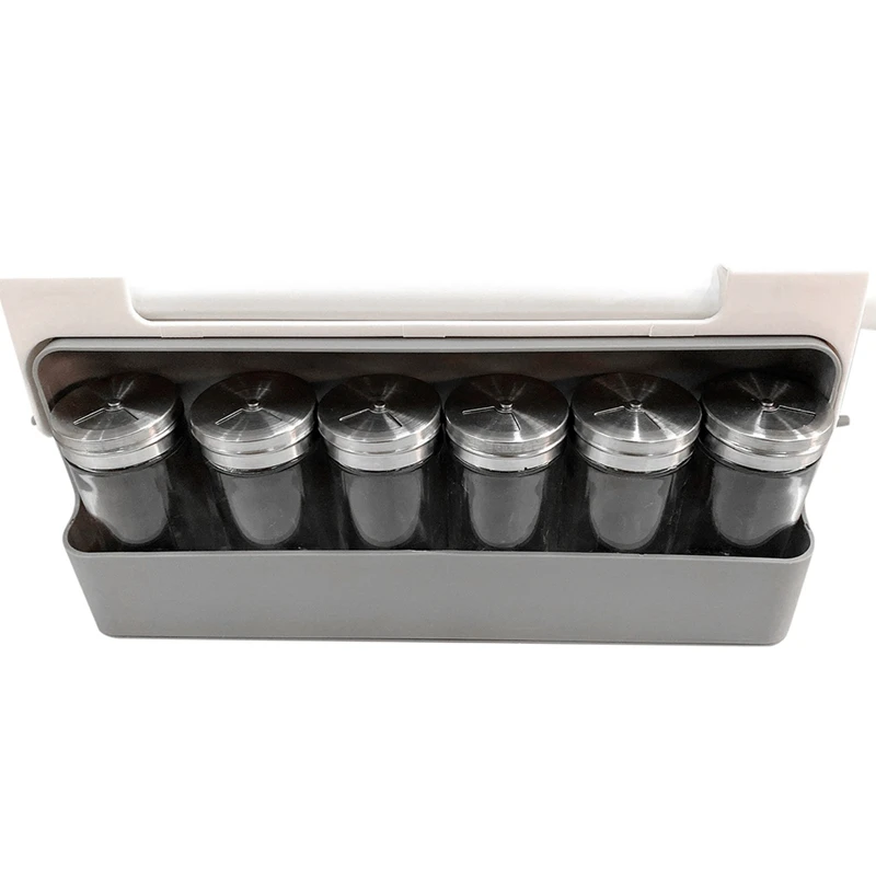 Home Kitchen Self-Adhesive Wall-Mounted Under-Shelf Spice Organizer Spice Bottle Storage Rack Kitchen Supplies Storage
Home Kitchen Self-Adhesive Wall-Mounted Under-Shelf Spice Organizer Spice Bottle Storage Rack Kitchen Supplies Storage
