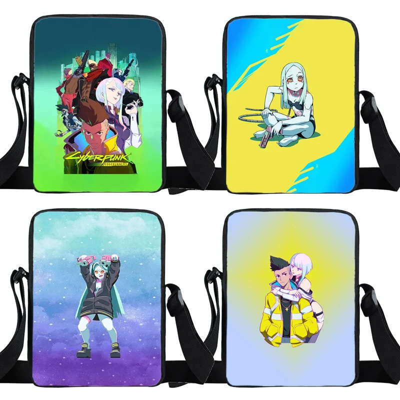 Cyberpunk Edgerunners David Shoulder Bags Lucy Adam Printing Messenger Bag Kids Girls Fashion Teens Handbag Gifts
Cyberpunk Edgerunners David Shoulder Bags Lucy Adam Printing Messenger Bag Kids Girls Fashion Teens Handbag Gifts