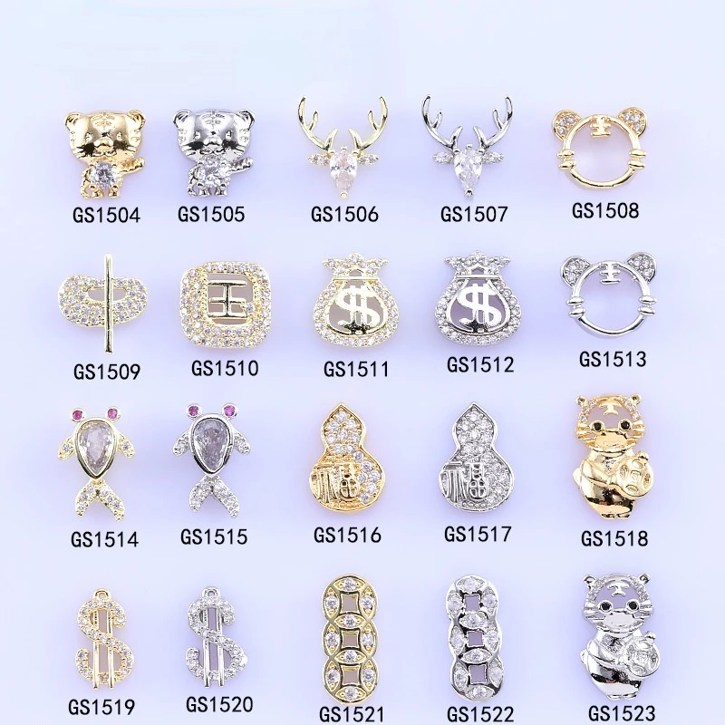 10PCS New Year's Manicure Zircon Jewelry Tiger Year Zodiac Lucky Money Bag Pendant Luxury Goldfish Coin Fortune Jewelry
10PCS New Year's Manicure Zircon Jewelry Tiger Year Zodiac Lucky Money Bag Pendant Luxury Goldfish Coin Fortune Jewelry
