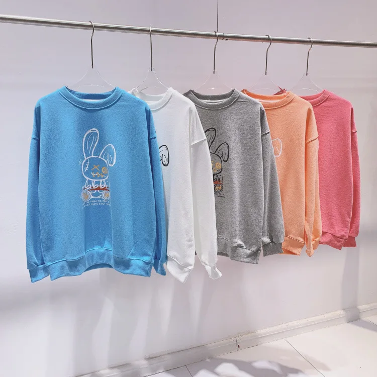 printing rabbit long-sleeve cute hoodies Women oversized sweatshirt Fashion loose casual Streetwear clothing 2021 tops
printing rabbit long-sleeve cute hoodies Women oversized sweatshirt Fashion loose casual Streetwear clothing 2021 tops
