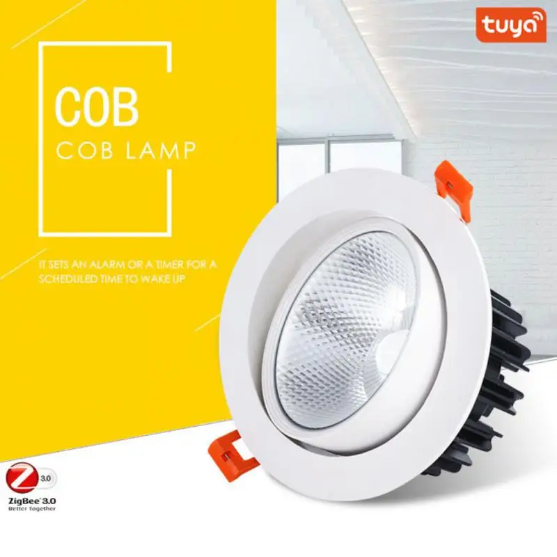 Led Spotlight 12w App Remote Control Spotlight Lamp Time Tuya Smart Ceiling Light Works With Zigbee Gateway Zigbee
Led Spotlight 12w App Remote Control Spotlight Lamp Time Tuya Smart Ceiling Light Works With Zigbee Gateway Zigbee