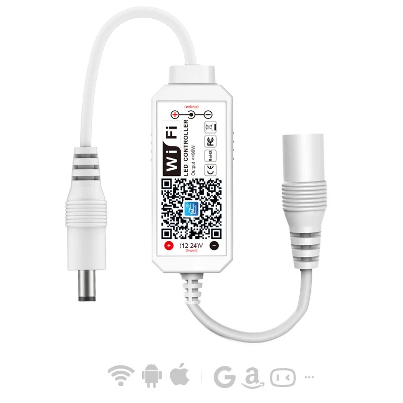 Magic Home Wi-Fi одноцветный контроллер LED ленты
Magic Home Wi-Fi одноцветный контроллер LED ленты