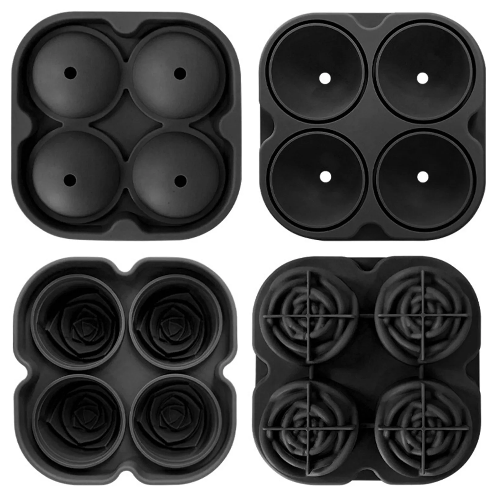 3D Silicone Diamond Skull Ice Mold Tray Stackable Silicone Ice Cube Molds For Whiskey Cocktails Beverages Iced Tea Bloom Rose
3D Silicone Diamond Skull Ice Mold Tray Stackable Silicone Ice Cube Molds For Whiskey Cocktails Beverages Iced Tea Bloom Rose