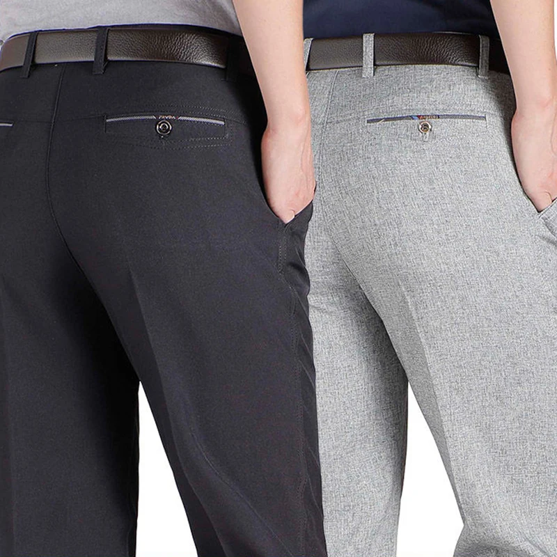 Business Men's Fall Spring Fashion Long Pants Formal Suit Pants Male Elastic Straight Casual Trousers Twill Cotton Plus Big Size
Business Men's Fall Spring Fashion Long Pants Formal Suit Pants Male Elastic Straight Casual Trousers Twill Cotton Plus Big Size