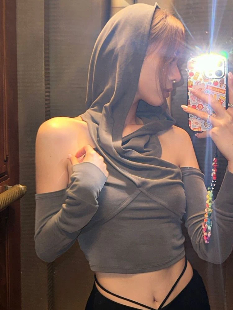 Korean Fashion 2023 Summer Fashion Oversleeve Tee Shirts Femme Slim Y2k Aesthetic Streetwear Tshirts Hooded Women Sexy T-shirts
Korean Fashion 2023 Summer Fashion Oversleeve Tee Shirts Femme Slim Y2k Aesthetic Streetwear Tshirts Hooded Women Sexy T-shirts