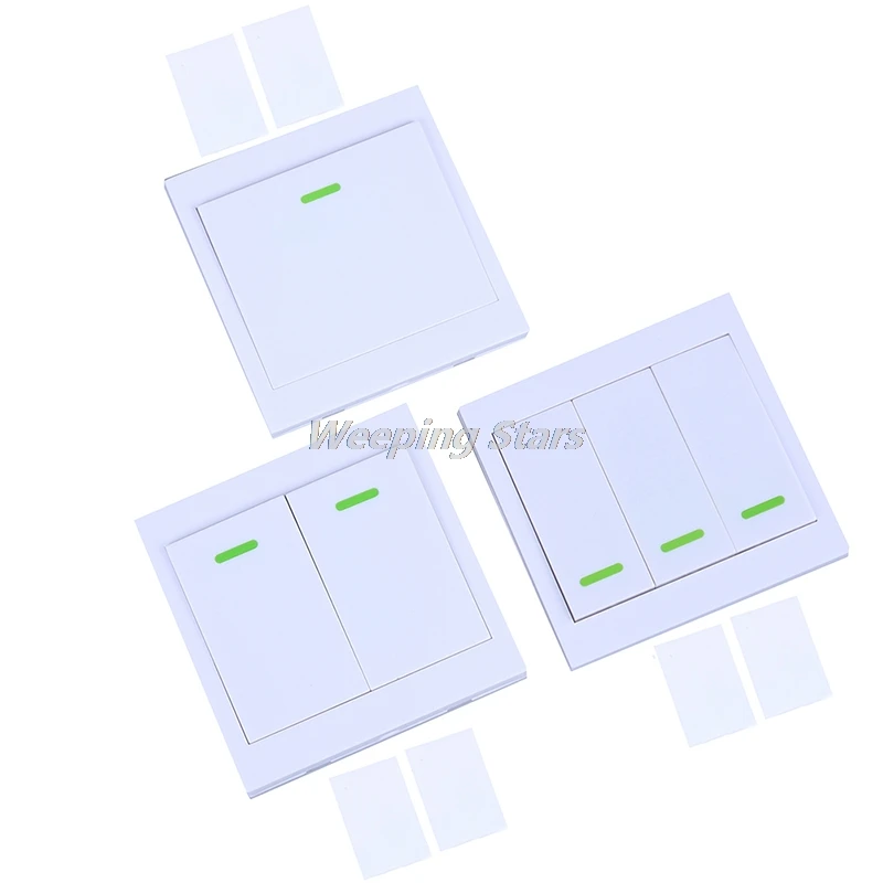 1Pc 86 Wall Panel Wireless Remote Control Switch Transmitter 1 2 3 Button RF Receiver For Bedroom Ceiling Light Lamp
1Pc 86 Wall Panel Wireless Remote Control Switch Transmitter 1 2 3 Button RF Receiver For Bedroom Ceiling Light Lamp