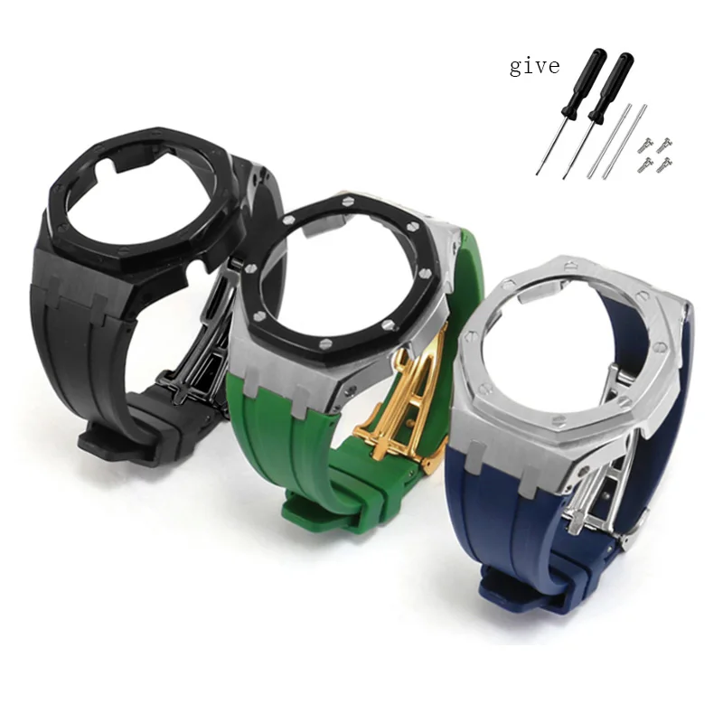 PEIYI For G-Shock Watch GA-2100 / 2110 Series AP Oak Tree Refit Watchband Watchcase
PEIYI For G-Shock Watch GA-2100 / 2110 Series AP Oak Tree Refit Watchband Watchcase