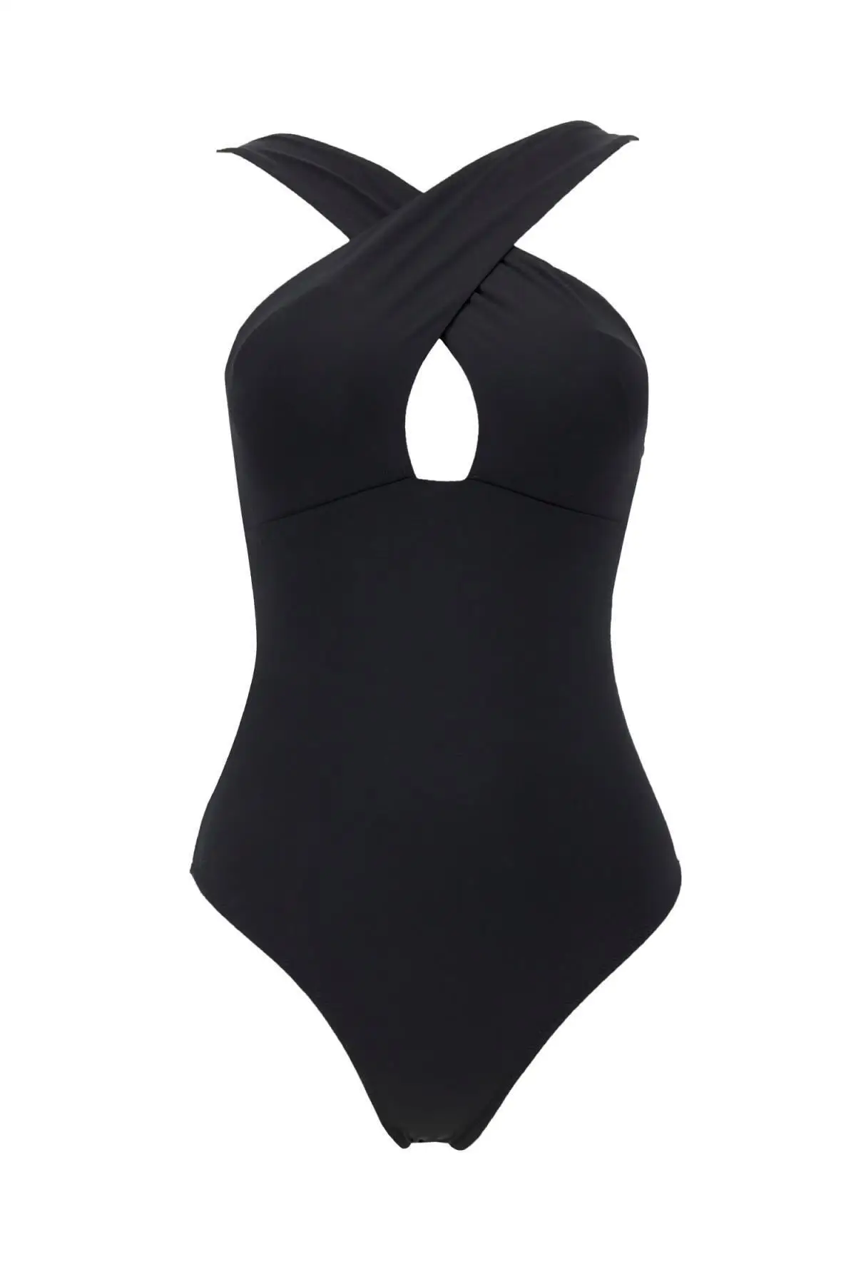 Women's Swimsuit Black Cross Collar Detailed One Piece Swimwear Female Push Up Suit Monokini Brazilian Swimming Suits
Women's Swimsuit Black Cross Collar Detailed One Piece Swimwear Female Push Up Suit Monokini Brazilian Swimming Suits