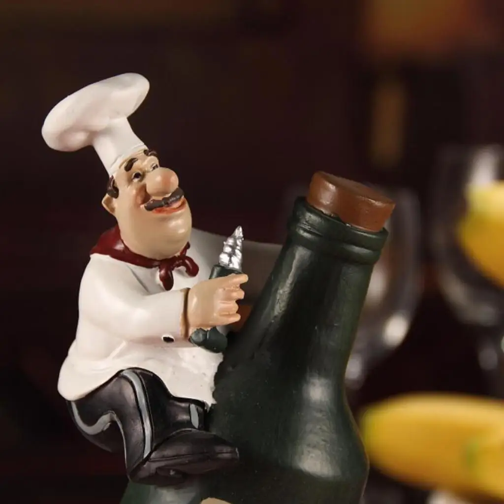 Delicate Chef Figurine Ornament Statue Model Kitchen Home Restaurant Decor Sit On Wine Barrel
Delicate Chef Figurine Ornament Statue Model Kitchen Home Restaurant Decor Sit On Wine Barrel