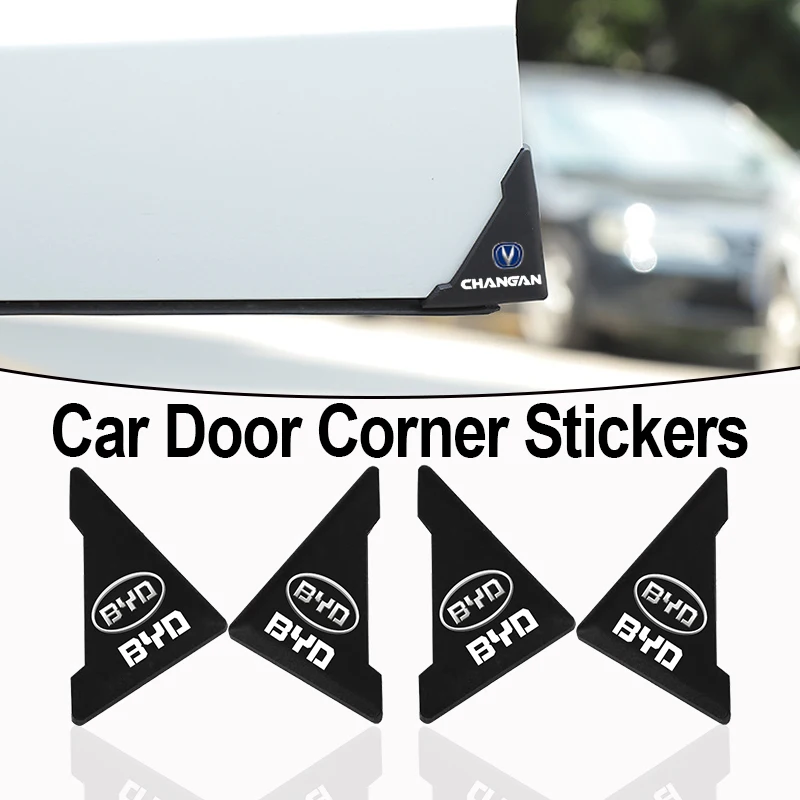 

2pcs Car Door Foot Protection Sticker for BYD Emblem F3 G6 S6 Song Yuan Qin Tang Surui L3 F6 S8 M6 F3R S7 G3 E5 Auto Accessories