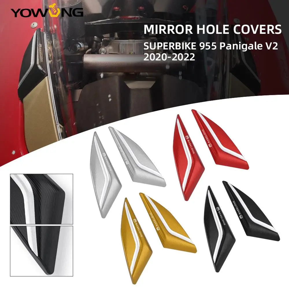 1 Pair Motorcycle Left Right Rearview Rear Mirror Cover For DUCATI SUPERBIKE 955 Panigale V2 2020 2021 2022 Superleggera V4 CNC
1 Pair Motorcycle Left Right Rearview Rear Mirror Cover For DUCATI SUPERBIKE 955 Panigale V2 2020 2021 2022 Superleggera V4 CNC