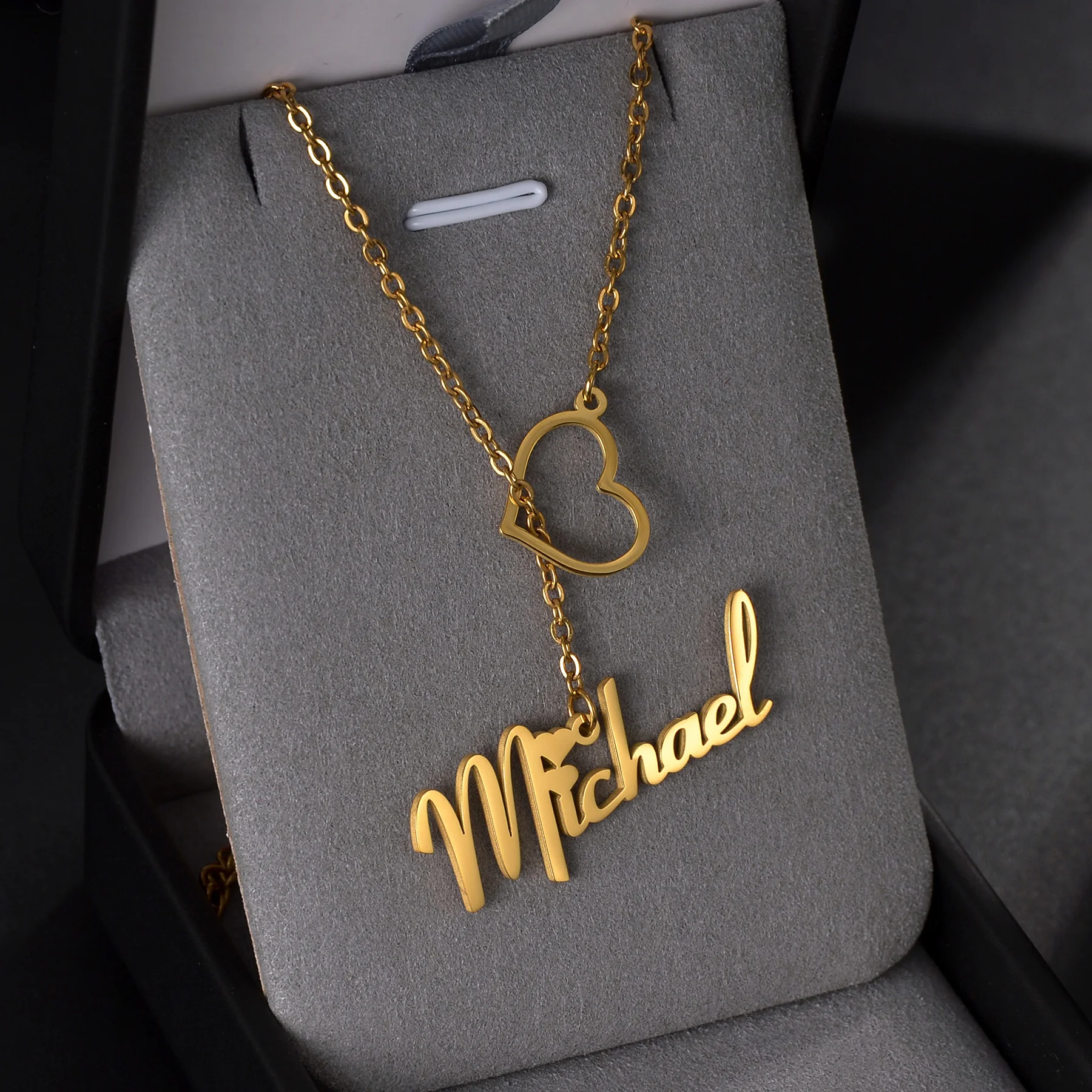 Personalized Custom Hollow Heart Butterfly Name Pendant Necklace for Women Stainless Steel Unisex Chain Jewelry Gifts 2022 New
Personalized Custom Hollow Heart Butterfly Name Pendant Necklace for Women Stainless Steel Unisex Chain Jewelry Gifts 2022 New