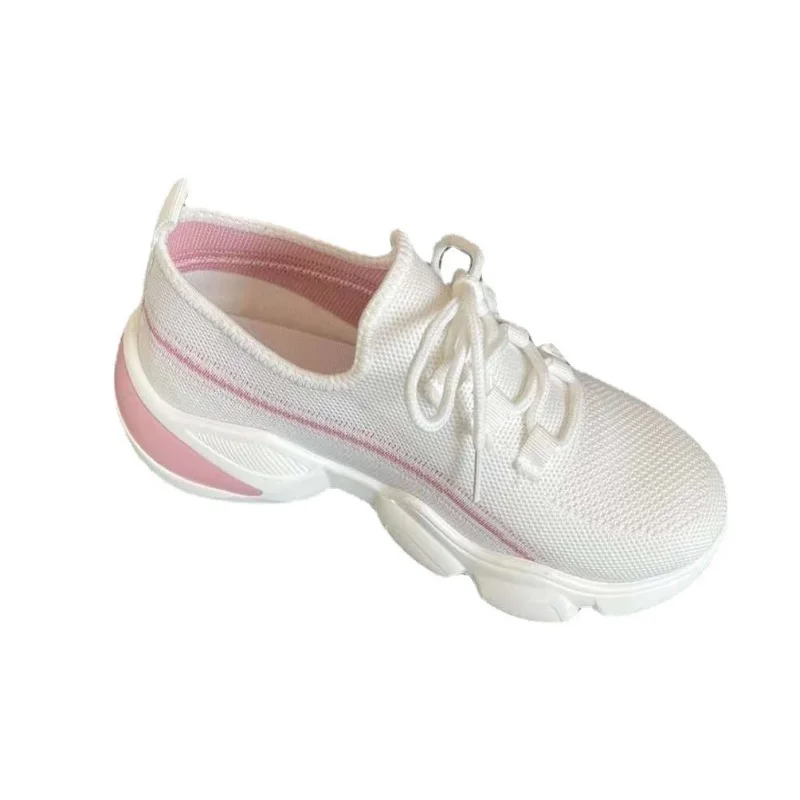 Ladies Sports Shoes 2022 New Thick Sole Solid Color Lace-Up Flying Knit Shoes Casual Shoes
Ladies Sports Shoes 2022 New Thick Sole Solid Color Lace-Up Flying Knit Shoes Casual Shoes