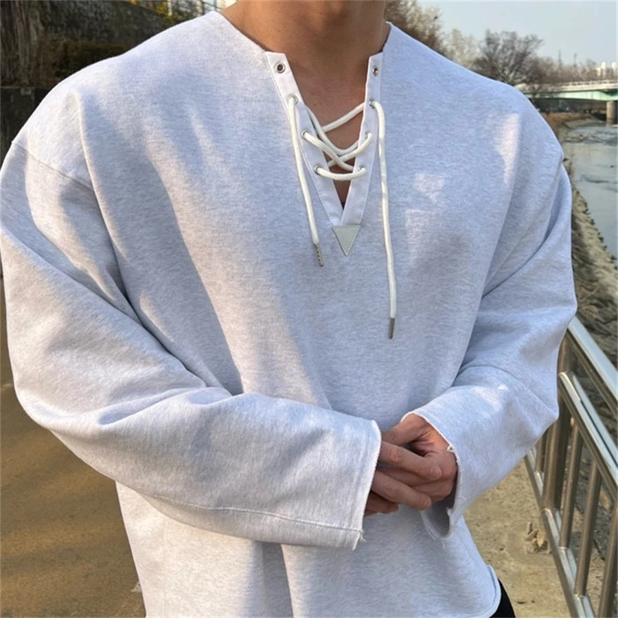 New Long Sleeve t shirt for Men Autumn Fashion Cotton Solid Color t-shirts Cozy Streetwear Men's t-shirt 3XL Baggy Korean Trendy
New Long Sleeve t shirt for Men Autumn Fashion Cotton Solid Color t-shirts Cozy Streetwear Men's t-shirt 3XL Baggy Korean Trendy