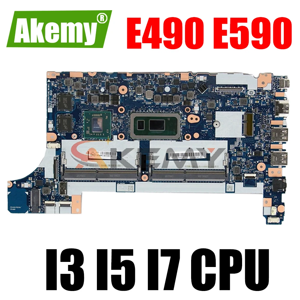 Original For Lenovo ThinkPad E490 E590 Laptop motherboard Mainboard I3-8145U I5-8265U I5-8365U I7-8565U CPU NM-B911 Motherboard
Original For Lenovo ThinkPad E490 E590 Laptop motherboard Mainboard I3-8145U I5-8265U I5-8365U I7-8565U CPU NM-B911 Motherboard