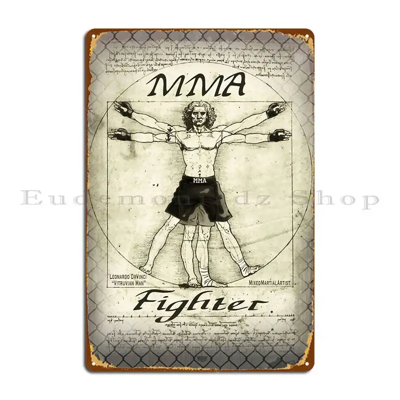Vitrubian Mma Man металлический плакат, подсветка, пещера, паб, персонаж клуба, жестяной плакат
Vitrubian Mma Man металлический плакат, подсветка, пещера, паб, персонаж клуба, жестяной плакат