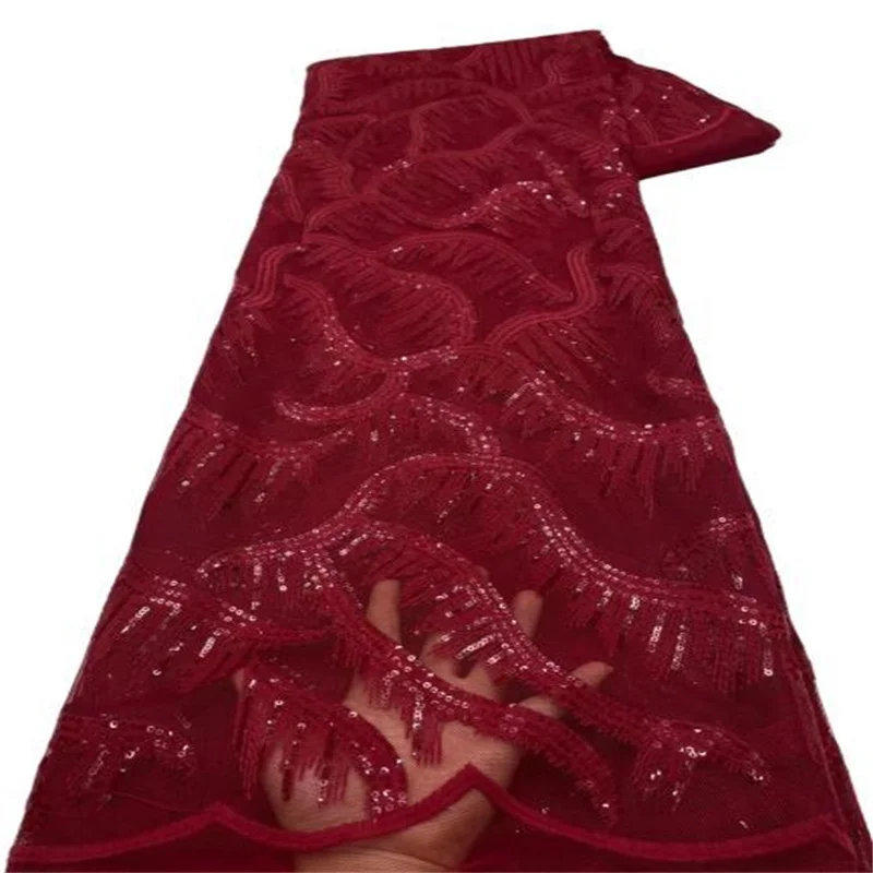 Latest Red African Sequins Lace Fabric French Mesh Laces High Quality 2022 Royal Blue Nigerian Lace Fabric For Party Sew
Latest Red African Sequins Lace Fabric French Mesh Laces High Quality 2022 Royal Blue Nigerian Lace Fabric For Party Sew