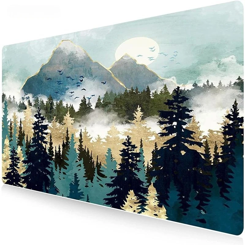 Natural Forest Mouse Pad Gaming XL Custom New Mousepad XXL Mouse Mat MousePads Non-Slip Natural Rubber Soft Computer Table Mat
Natural Forest Mouse Pad Gaming XL Custom New Mousepad XXL Mouse Mat MousePads Non-Slip Natural Rubber Soft Computer Table Mat