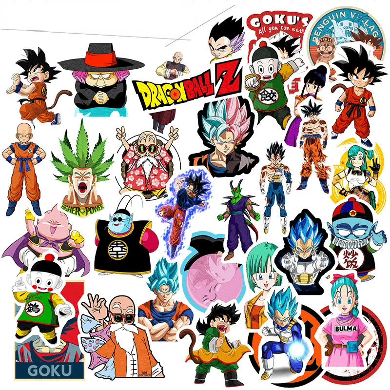50PCs Dragon Ball Cartoon Anime Graffiti Stickers for Laptop Guitar Skateboard Children Stickers
50PCs Dragon Ball Cartoon Anime Graffiti Stickers for Laptop Guitar Skateboard Children Stickers
