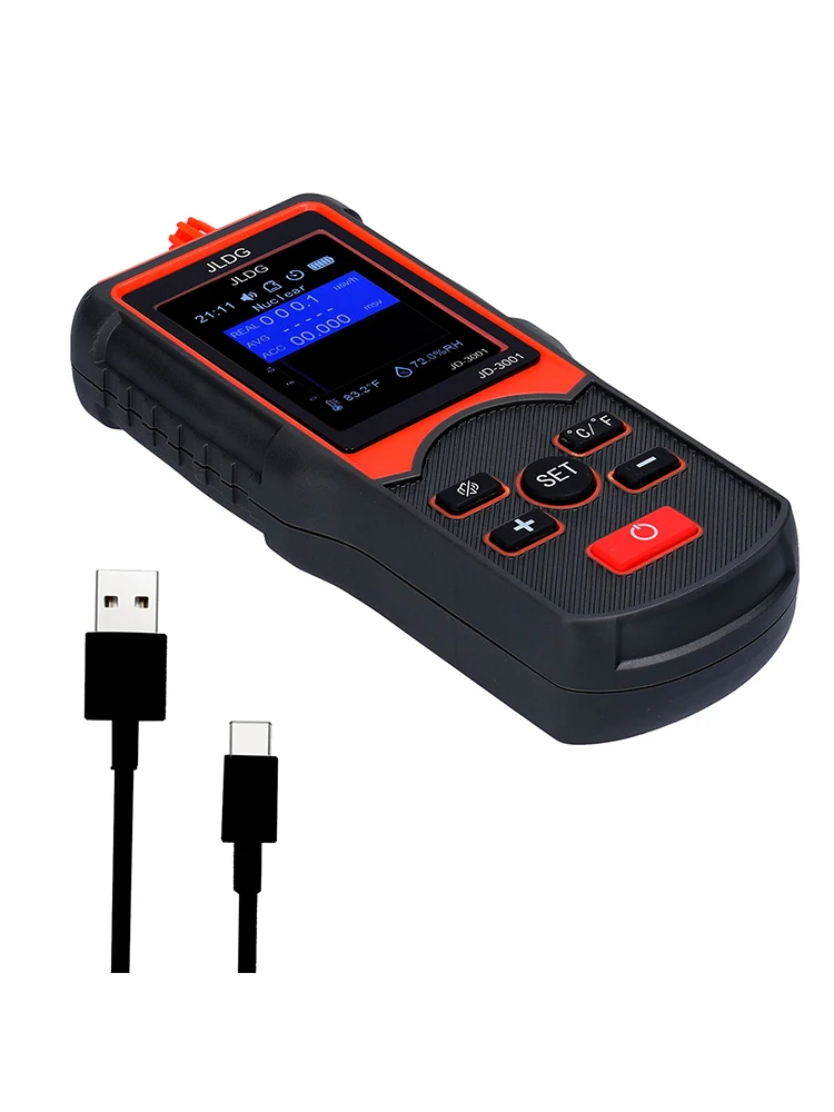 Geiger Counter Multifunctional Nuclear Radiation Detector Professional Temperature And Humidity Measurement Device
Geiger Counter Multifunctional Nuclear Radiation Detector Professional Temperature And Humidity Measurement Device