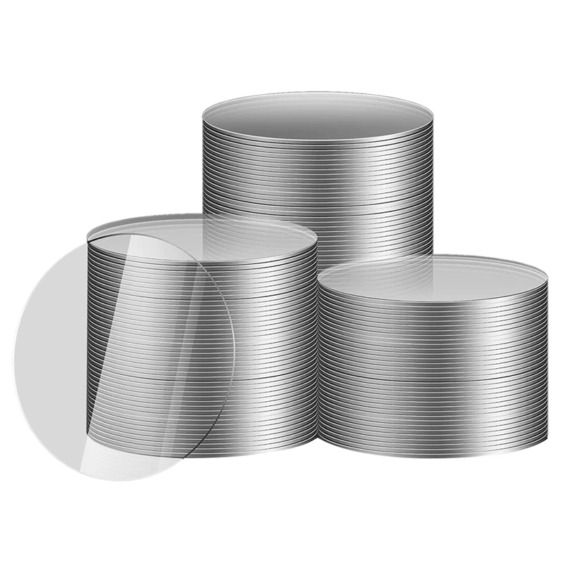 50 Pieces Clear Circle Acrylic 0.08 Inch Thick Round Acrylic Blanks Acrylic Discs Round Acrylic Panel For Picture Frame 
50 Pieces Clear Circle Acrylic 0.08 Inch Thick Round Acrylic Blanks Acrylic Discs Round Acrylic Panel For Picture Frame