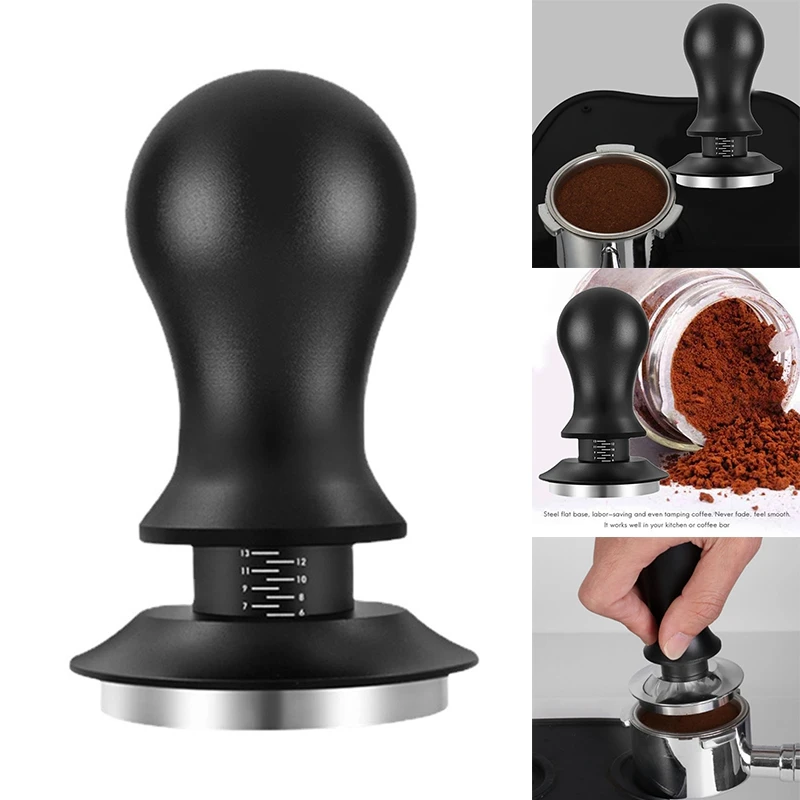 Coffee Tamper Adjustable Depth With Scale Espresso Springs Calibrated Tamping Coffee Distributor 
Coffee Tamper Adjustable Depth With Scale Espresso Springs Calibrated Tamping Coffee Distributor