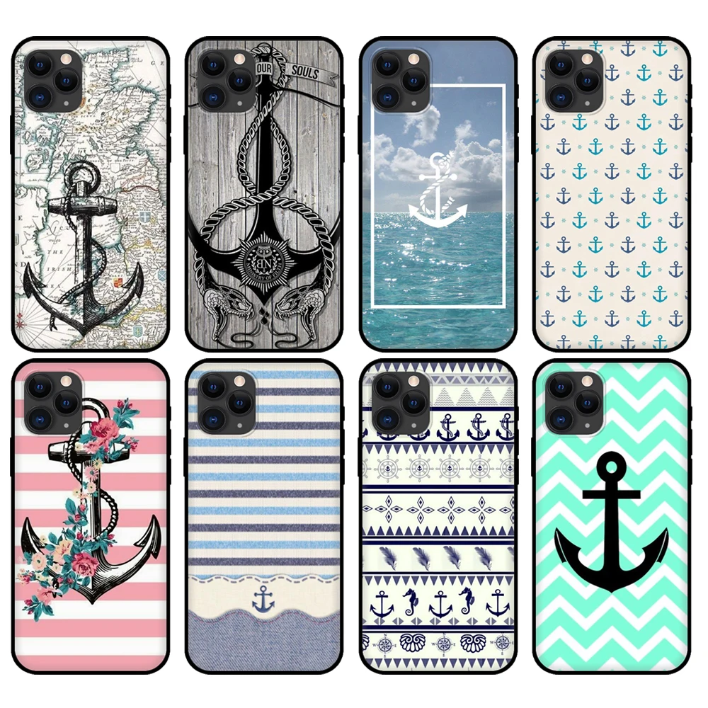 Black tpu case for iphone 5 5s se 2020 6 6s 7 8 plus x 10 XR XS 11 12 mini pro MAX back cover Nautical Anchor Wood
Black tpu case for iphone 5 5s se 2020 6 6s 7 8 plus x 10 XR XS 11 12 mini pro MAX back cover Nautical Anchor Wood