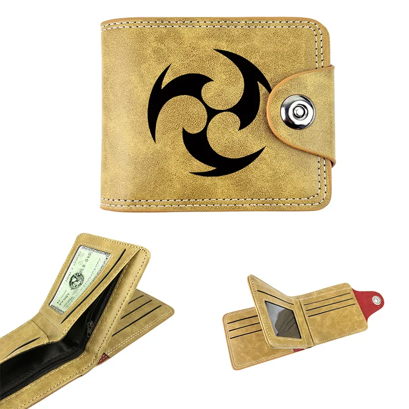 Genshin Impact Wallet Wind Thunder 7 Element God's Eye Leather Short Purse Classic snap-fastener Billfold Credit Card/ID Bag
Genshin Impact Wallet Wind Thunder 7 Element God's Eye Leather Short Purse Classic snap-fastener Billfold Credit Card/ID Bag